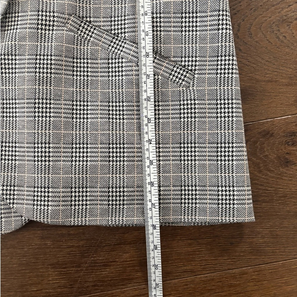 Reitmans Black and White Houndstooth Open Front Blazer - Picture 9 of 10